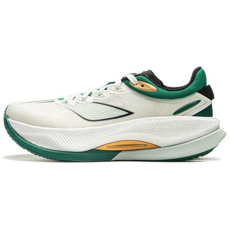 Li-Ning Li Ning Yueying 4 PRO TPU Slip Resistant Abrasion Resistant Low top Running Shoes Men's White Green