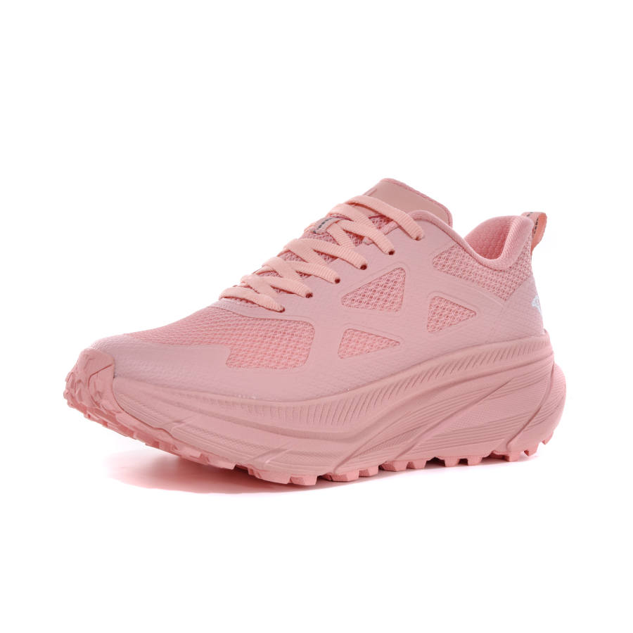 TREEPERI TREEPERI Lightweight Slip Resistant Cushioning Height Increasing Low top Running Shoes Unisex Macaroon Pink