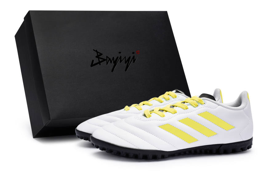 Adidas Adidas GOLETTO VII Slip Resistant Slip Resistant Soccer Shoes Unisex White Yellow