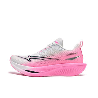 LEBUZHE Low top Running Shoes Unisex Cherry Blossom White Pink