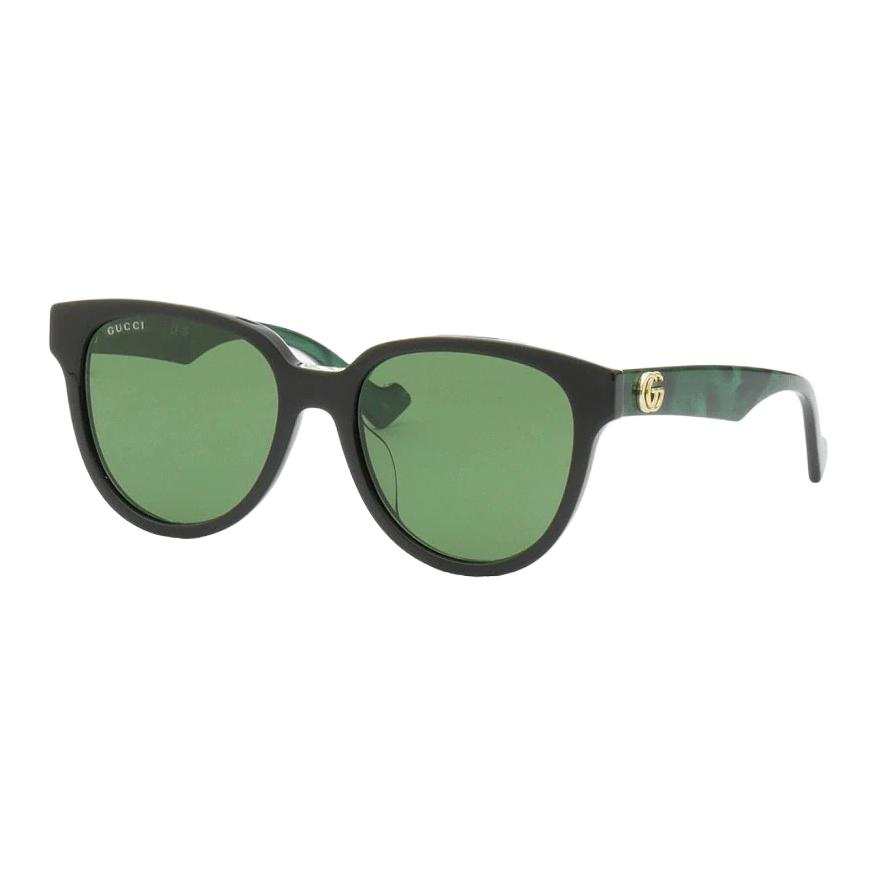 GUCCI GUCCI Retro Round Acetate Frame Sunglasses Black