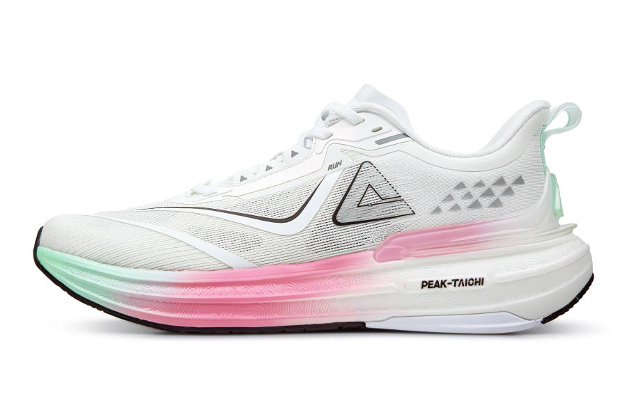 PEAK Taichi 6.0 Running Shoes Men's Low Top White/Pink Purple