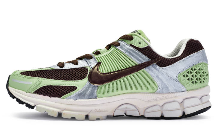 Nike Nike Zoom Vomero 5 Cushioning Low top Running Shoes Unisex Green Brown