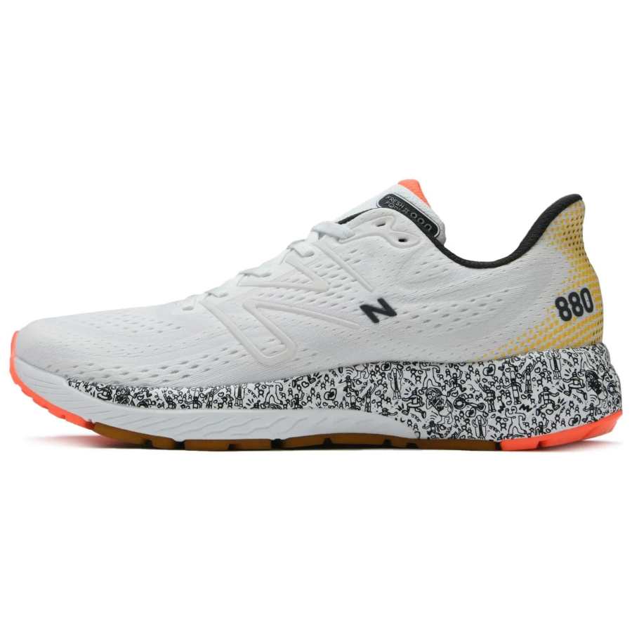 New Balance New Balance NB Fresh Foam X 880 V13 Cushioning Low top Running Shoes Men's White