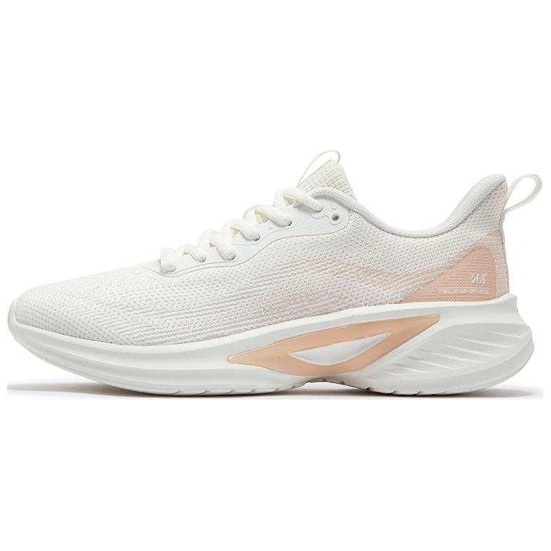 361° Slip Resistant Abrasion Resistant Low top Casual Running Shoes Women's White Orange