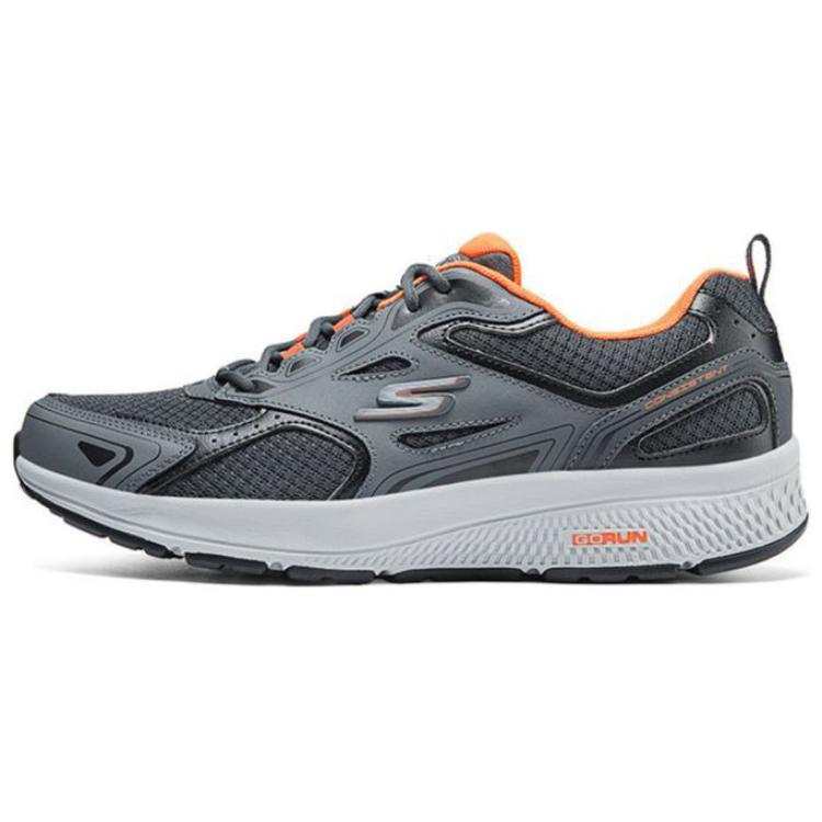 Skechers Low top Running Shoes Men's Gray Orange