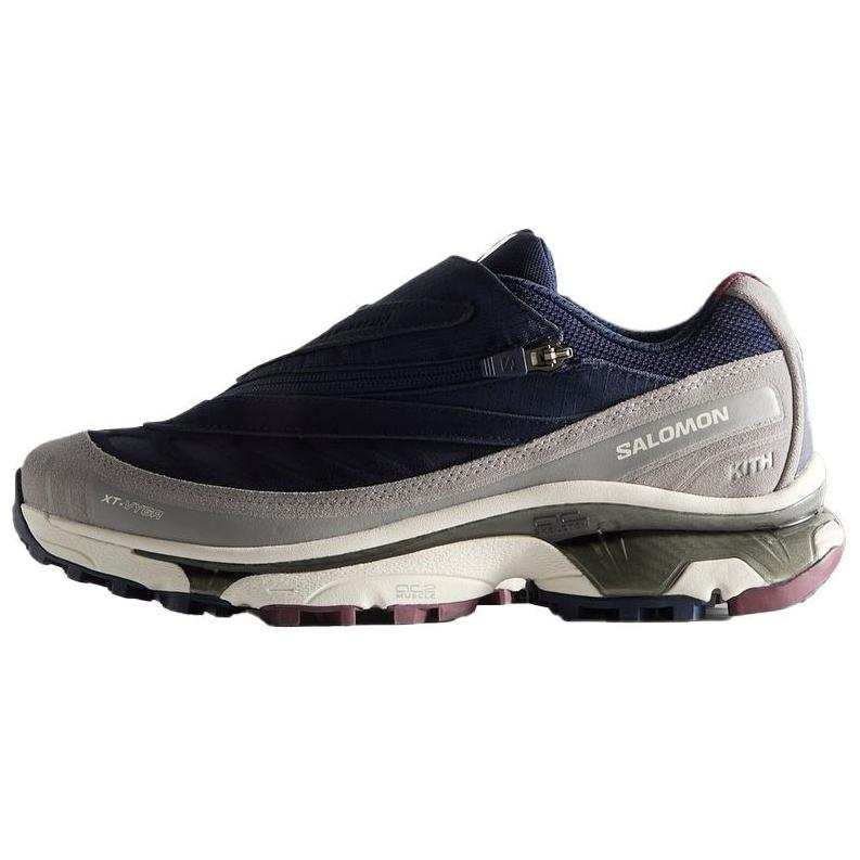 SALOMON x KITH XT Voyager Low top Running Shoes Unisex Blue Purple Gray