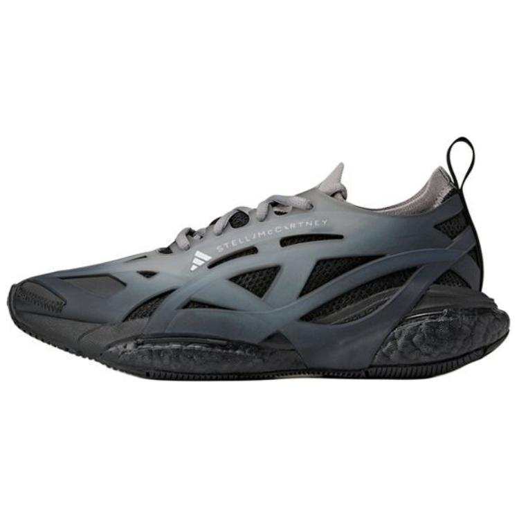 Adidas Adidas Solarglide Slip Resistant Abrasion Resistant Low top Casual Running Shoes Women's Black
