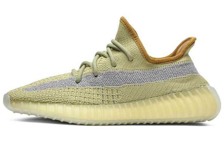 Adidas Originals Yeezy Boost 350 V2 Fabric Low top Casual Shoes Men's Yellow