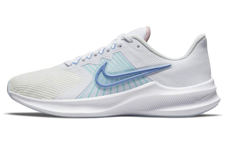 Nike Nike Downshifter 11 Low Top White/Blue Women's