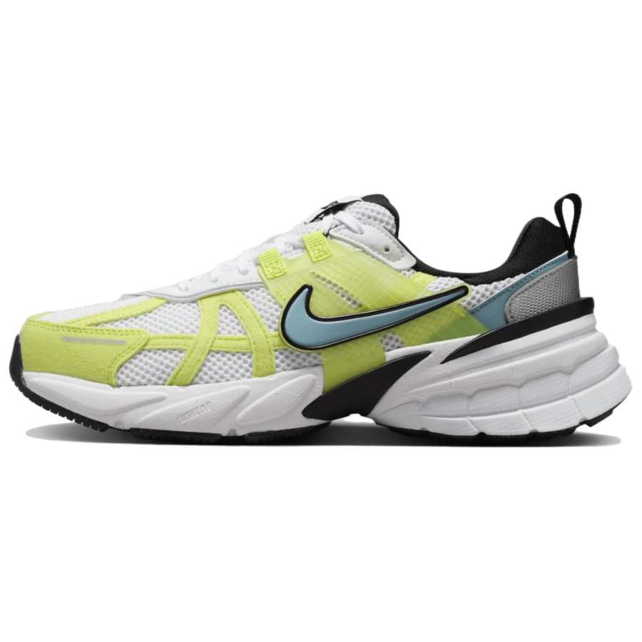 Nike Nike V2K Run Slip Resistant Abrasion Resistant Low top Casual Running Shoes Women's White Yellow