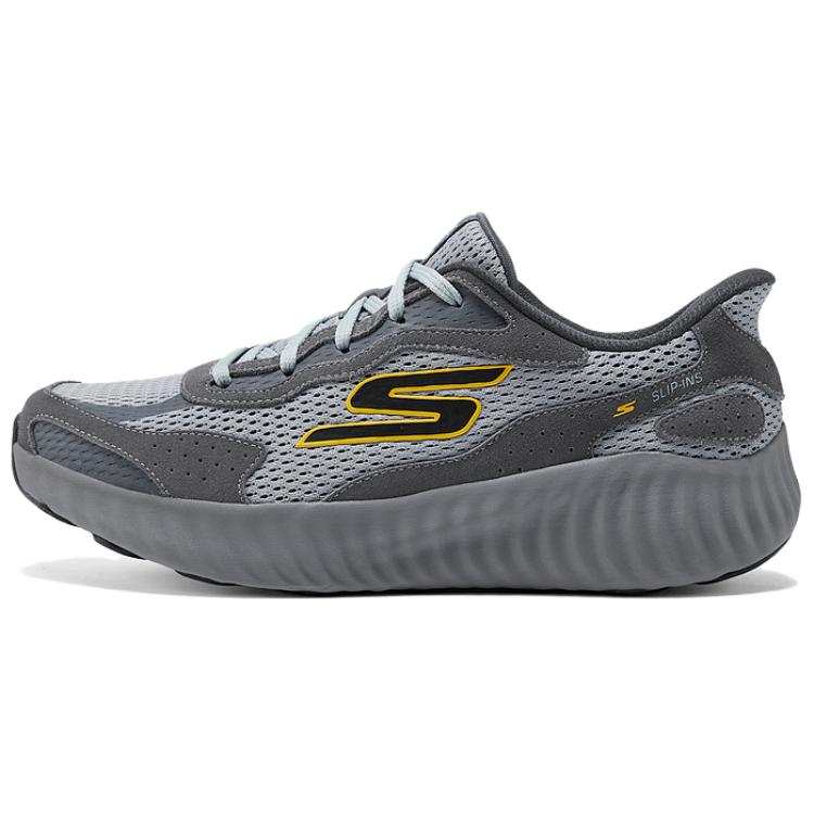 Skechers GO RUN NOW Abrasion Resistant Breathable Abrasion Resistant Breathable Low top Running Shoes Men's Gray