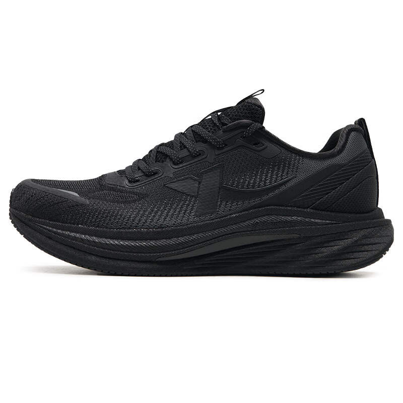 XTEP Cushioning Slip Resistant Low top Casual Training Running Shoes Men's Black
