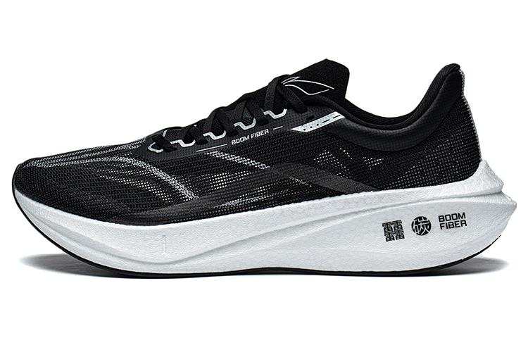 Li-Ning Li Ning Feidian 3 Challenger Fabric Abrasion Resistant Breathable Low top Marathon Running Shoes Men's Black