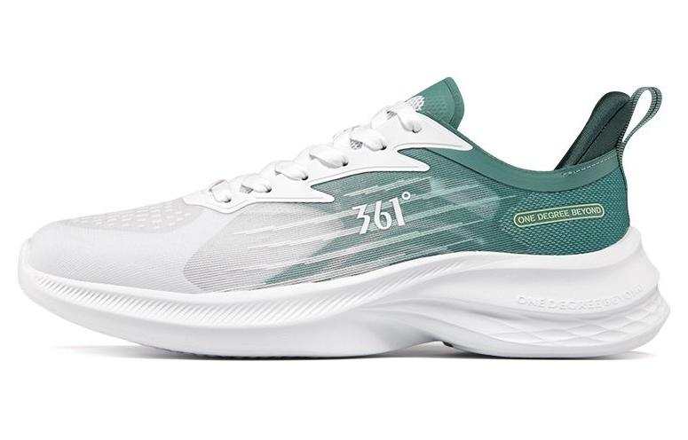 361° Slip Resistant, Abrasion Resistant, Breathable Low top Running Shoes Men's White Cyan
