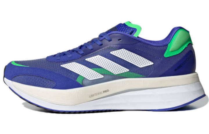 Adidas Adidas Adizero Boston 10 'Sonic Ink Screaming Green'