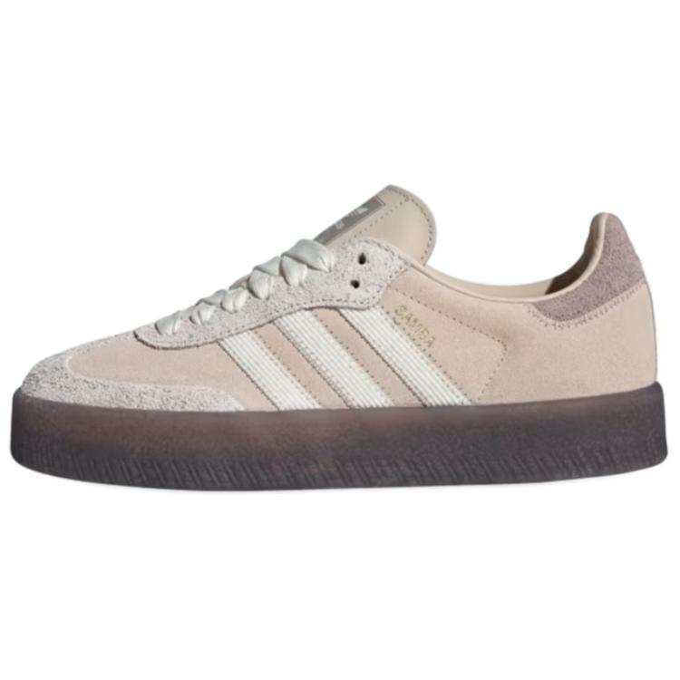 Adidas Originals SAMBAE Low top Skateboard Shoes Women's Gray White