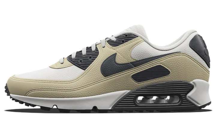 Nike Nike Air Max 90 Low top Running Shoes Men's Beige Green
