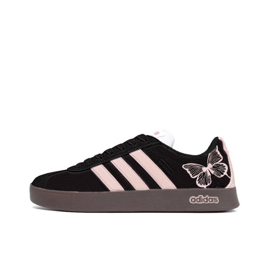 Adidas Neo Vl Court She Is An Outsider, Amber. Slip Resistant Slip Resistant Low top Skateboard Shoes Unisex Black