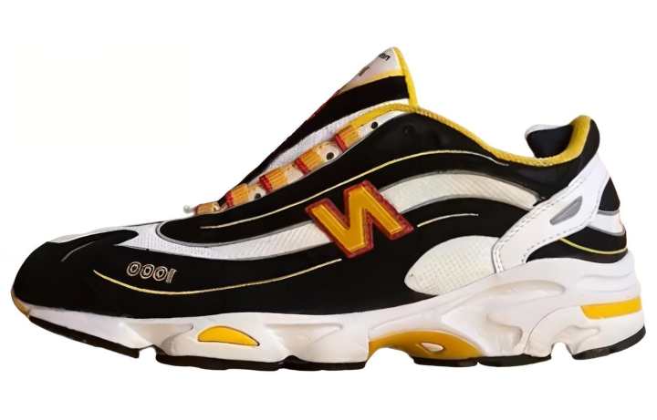New Balance New Balance NB 1000 Low top Running Shoes Men's Black White Yellow