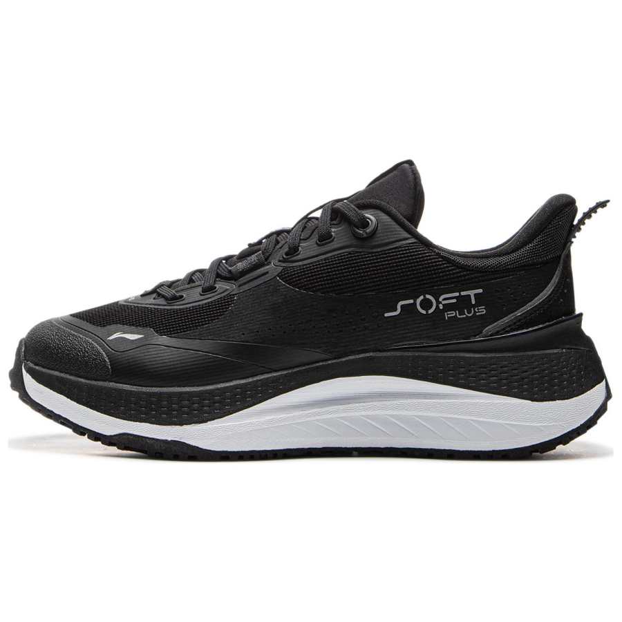 Li-Ning Li Ning SOFT PLUS Cushioning, Wear Resistant Low top Casual Shoes Women's Black