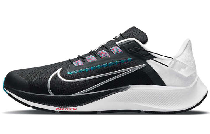 Nike Nike Air Zoom Pegasus 38 FlyEase Black White Chlorine Blue
