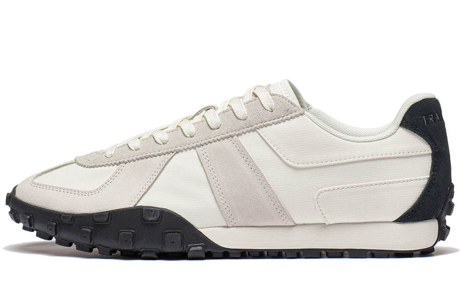 Li-Ning Li Ning Cloud Sichuan Collection VTNG Slip Resistant Abrasion Resistant Low top German Army Trainers Men's Beige Black