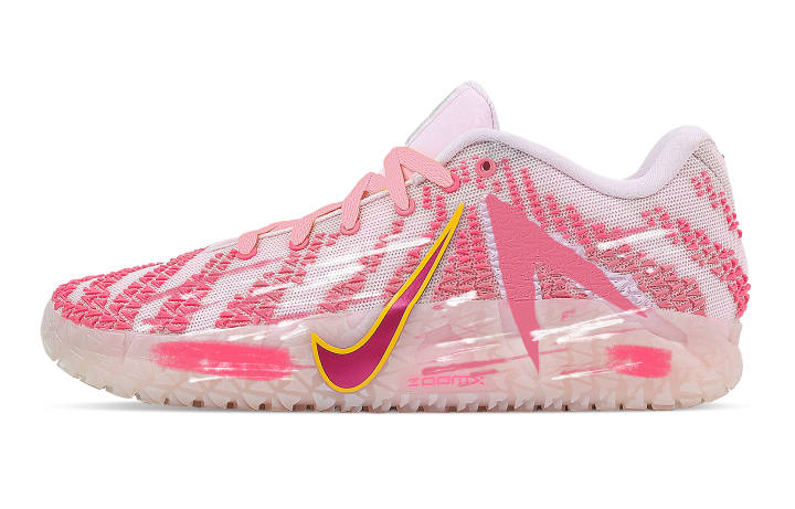 Nike Nike Ja Morant 3 Seaside At Midnight Rebound Grip Low top Basketball Shoes Men's Pink Blue