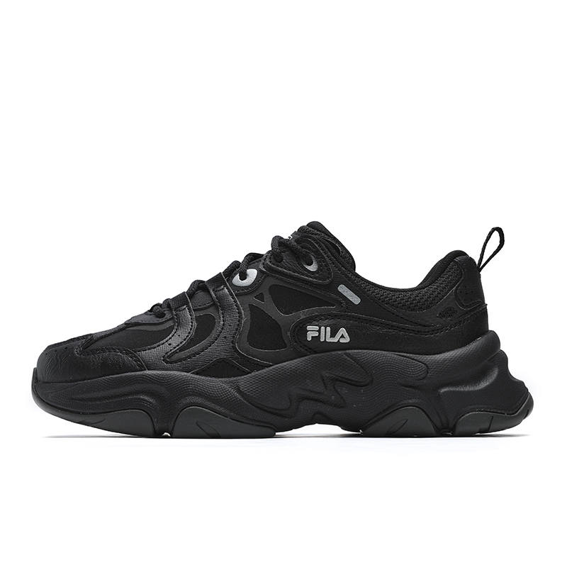 FILA MARS 3 Textile, Synthetic Leather Low top Running Shoes Men's Black