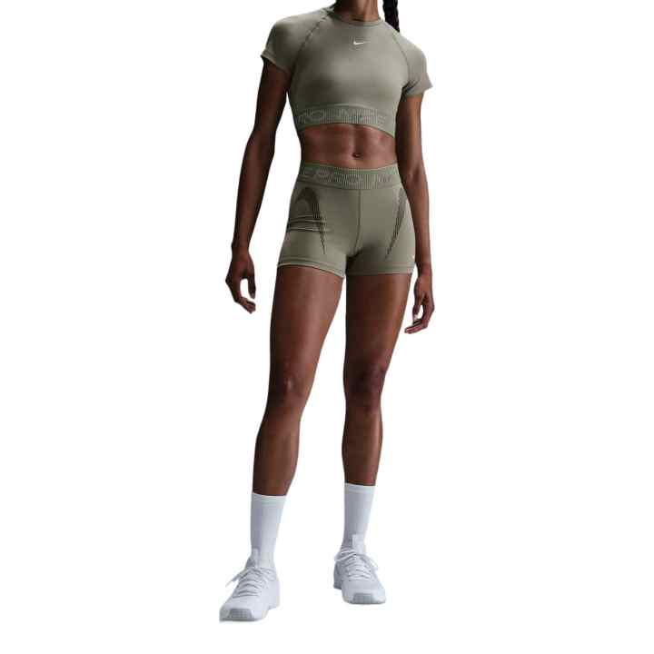 Nike Nike Pro Cycling Pants Women's Light Army Green/Khaki/White Moderate