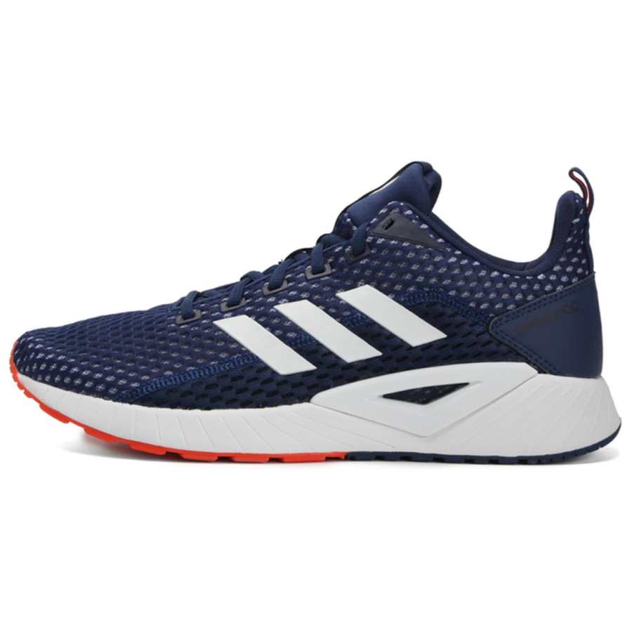 Adidas Adidas Questar Slip Resistant Abrasion Resistant Low top Casual Running Shoes Unisex Dark Blue