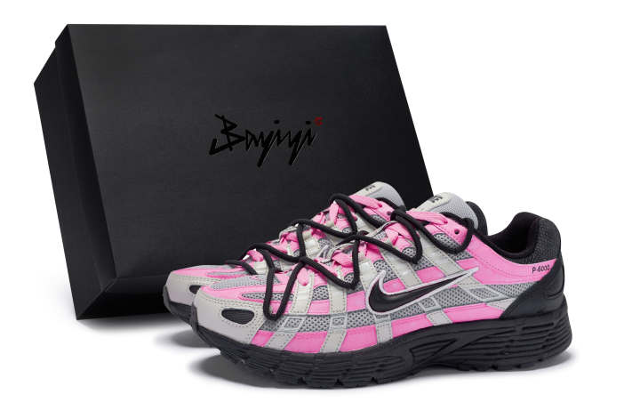 Nike Nike P 6000 Low top Y2k Retro Running Shoes Unisex Pink Silver Gray