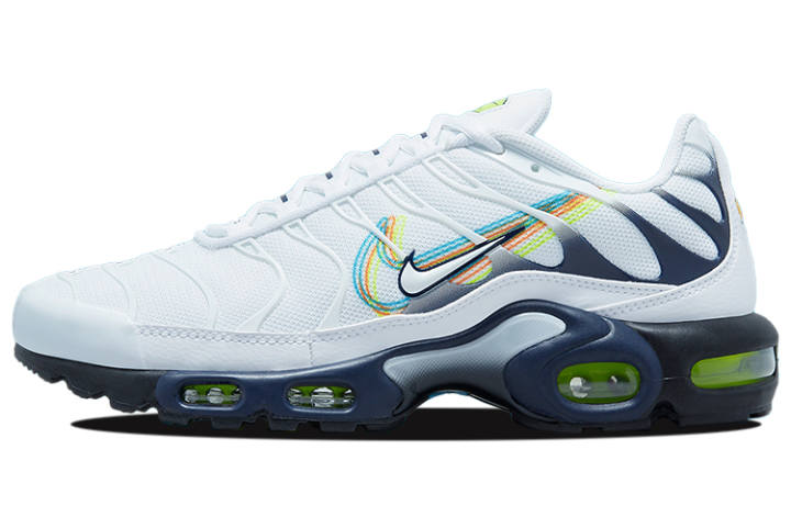 Nike Nike Air Max Plus 3D Swoosh White Volt Football Grey Blackened Blue