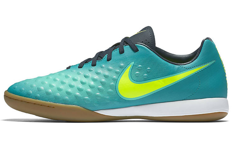 Nike Nike MagistaX Onda 2 IC/in Leather Cushioning Slip Resistant Abrasion Resistant Lightweight Soccer Shoes Men's Green