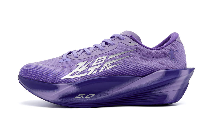 QIAODAN Flying Shadow PB5.0 Mesh Low top ChaiPRO Rebound Technology Casual Marathon Racing Running Shoes Men's Purple