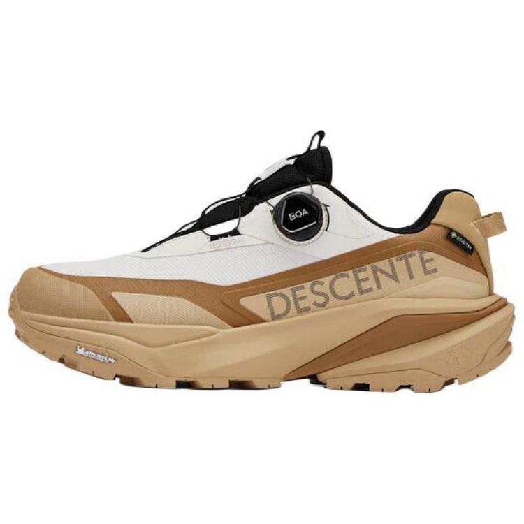 DESCENTE SKI STYLE Slip Resistant Abrasion Resistant Low top Hiking Shoes Men's Brown