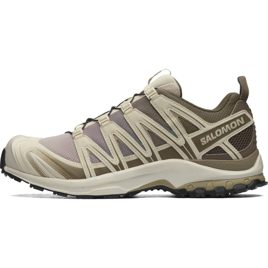 SALOMON XA PRO 3D Running Shoes Unisex Low Top Lime Gray