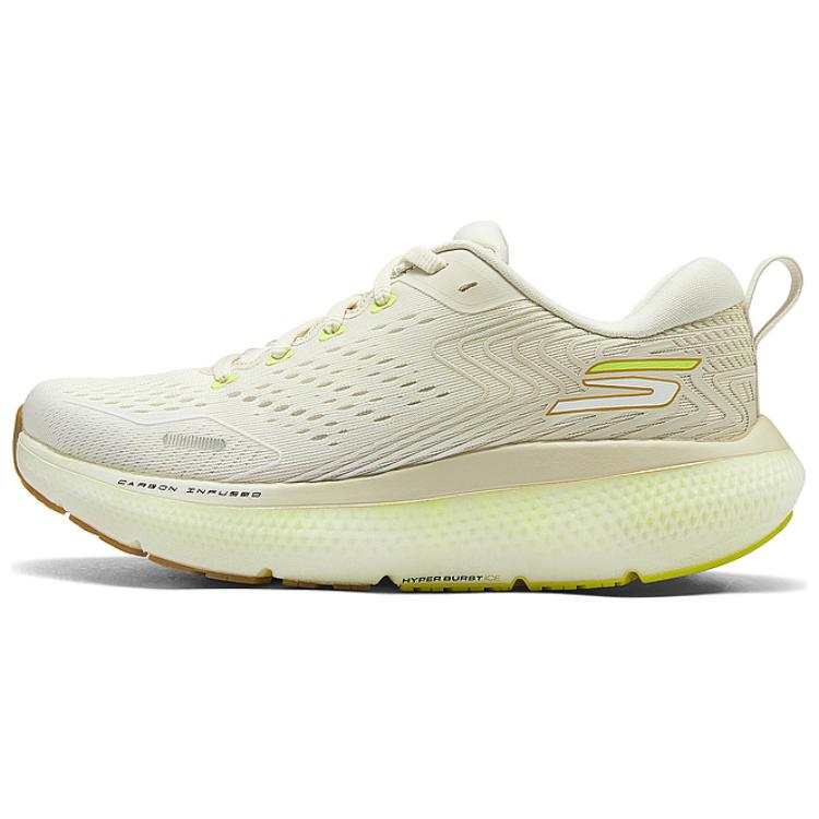 Skechers GO Run Ride 11 Cushioning Support Low top Running Shoes Women's Deep Ivory