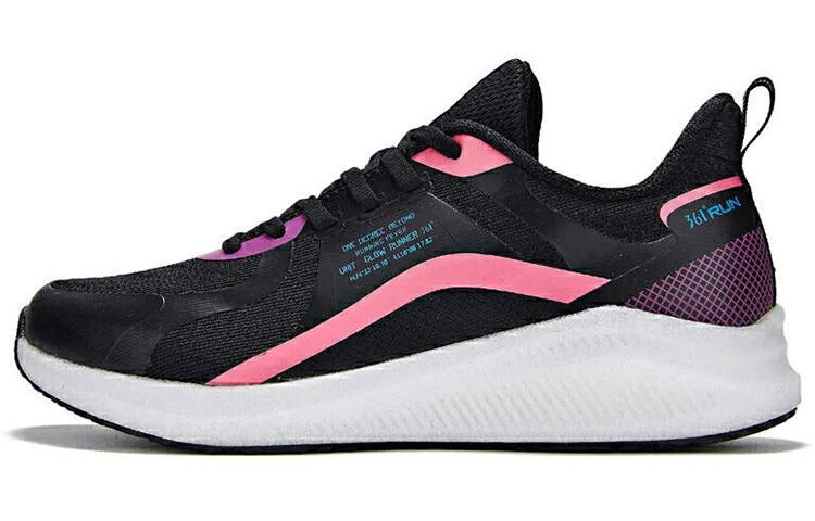 361° Versatile Cushioning Breathable Low top Running Shoes Women's Obsidian Black