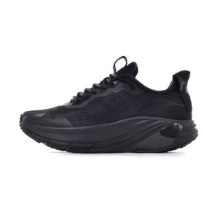 JNDO Slip Resistant, Abrasion Resistant, Moisture Wicking Low Top Running Shoes Unisex Black Swan