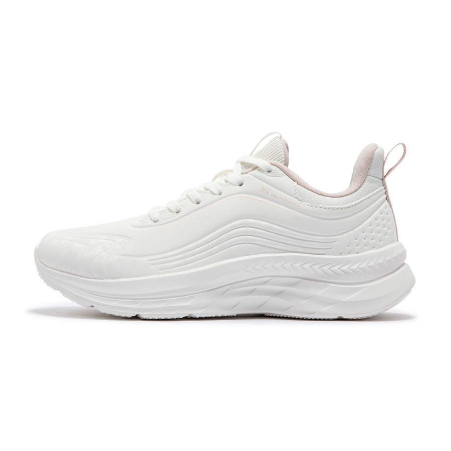 361° Cushioning Abrasion Resistant Cushioning, Wear Resistant Low top Running Shoes Women's White