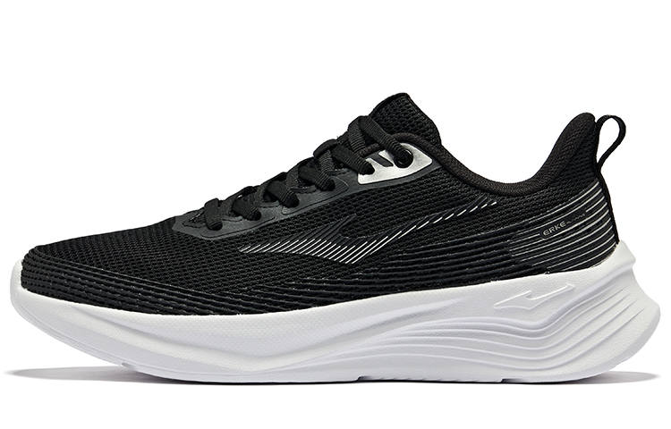 Erke Cushioning, Wear Resistant Low top Running Shoes Women's Jet Black