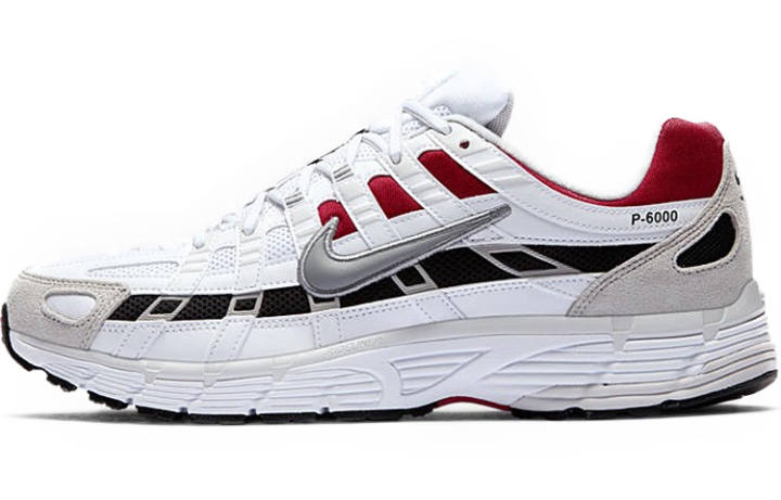 Nike Nike P-6000 White University Red