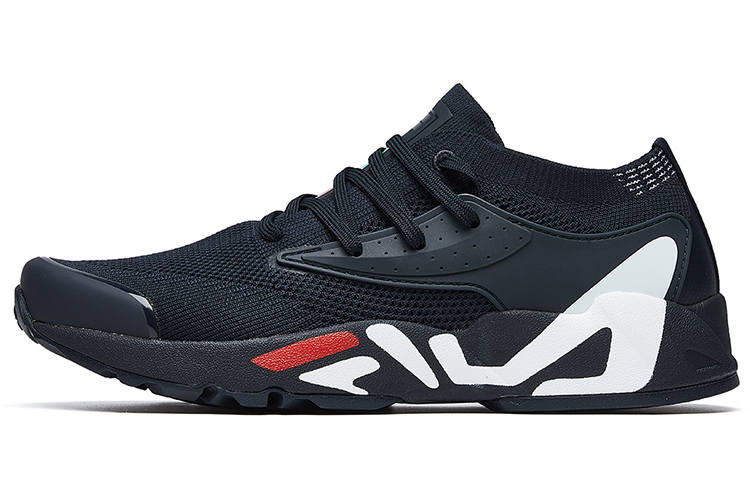 FILA Mind One Sports Mesh Abrasion Resistant Breathable Low top Casual Running Shoes Men's Legend Blue