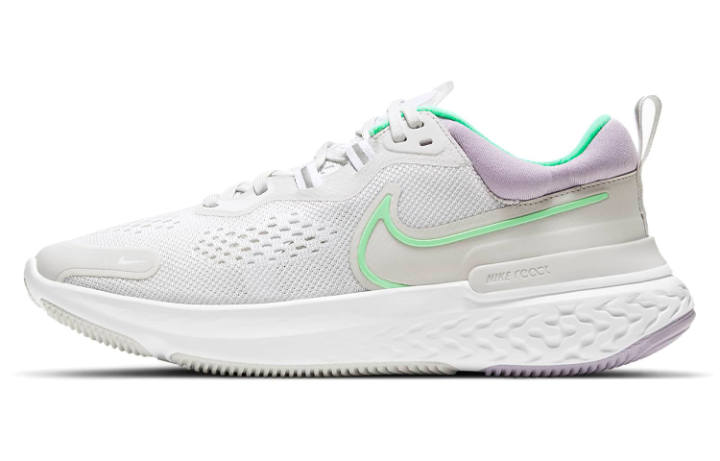 Nike Nike React Miler 2 Platinum Tint Green Glow Women's