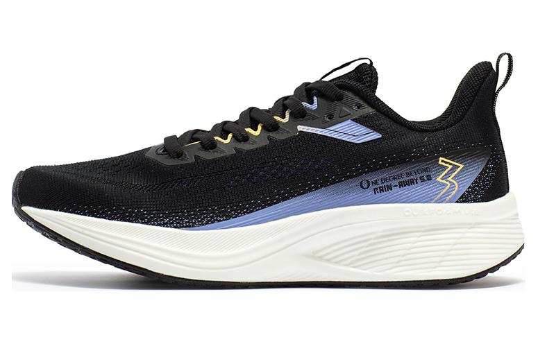 361° Comfortable Cushioning Lightweight Cushioning Lightweight Low top Running Shoes Women's Black Purple
