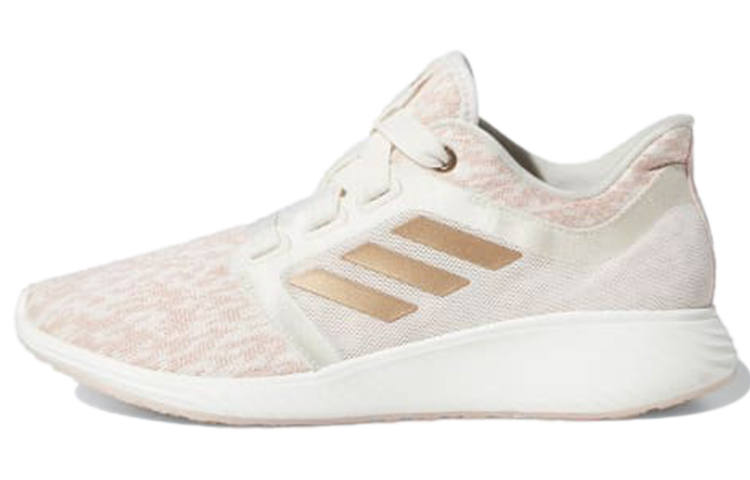 Adidas Adidas Edge Lux 3 Fabric Slip Resistant And Breathable Low top Running Shoes Women's Pink Gold