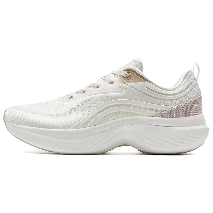 XTEP Slip Resistant Abrasion Resistant Low top Casual Running Shoes Women's White Pink
