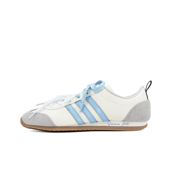 Adidas Adidas VS JOG 2.0 Abrasion Resistant Abrasion Resistant Low top Casual Shoes Unisex Light Blue