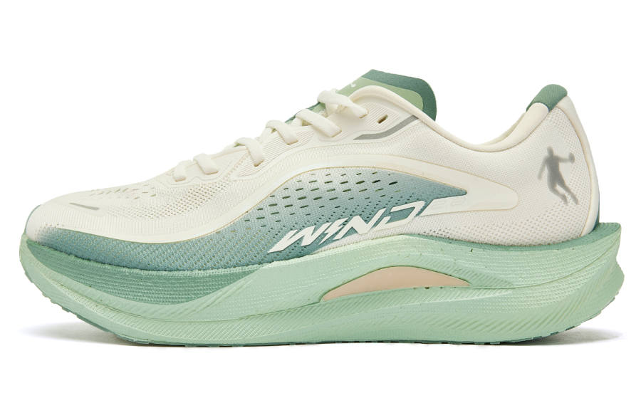 QIAODAN Strong Wind 2.0 Fabric Cushioning Slip Resistant Abrasion Resistant Low top Training Marathon Racing